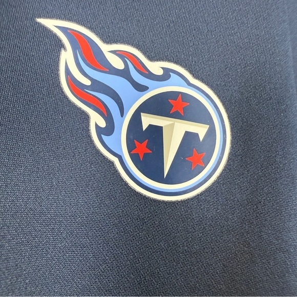 Tennessee Titans 1/4 zip Fleece pullover NFL Team Apparel Blue Sweatshirt 2XL - Picture 5 of 11